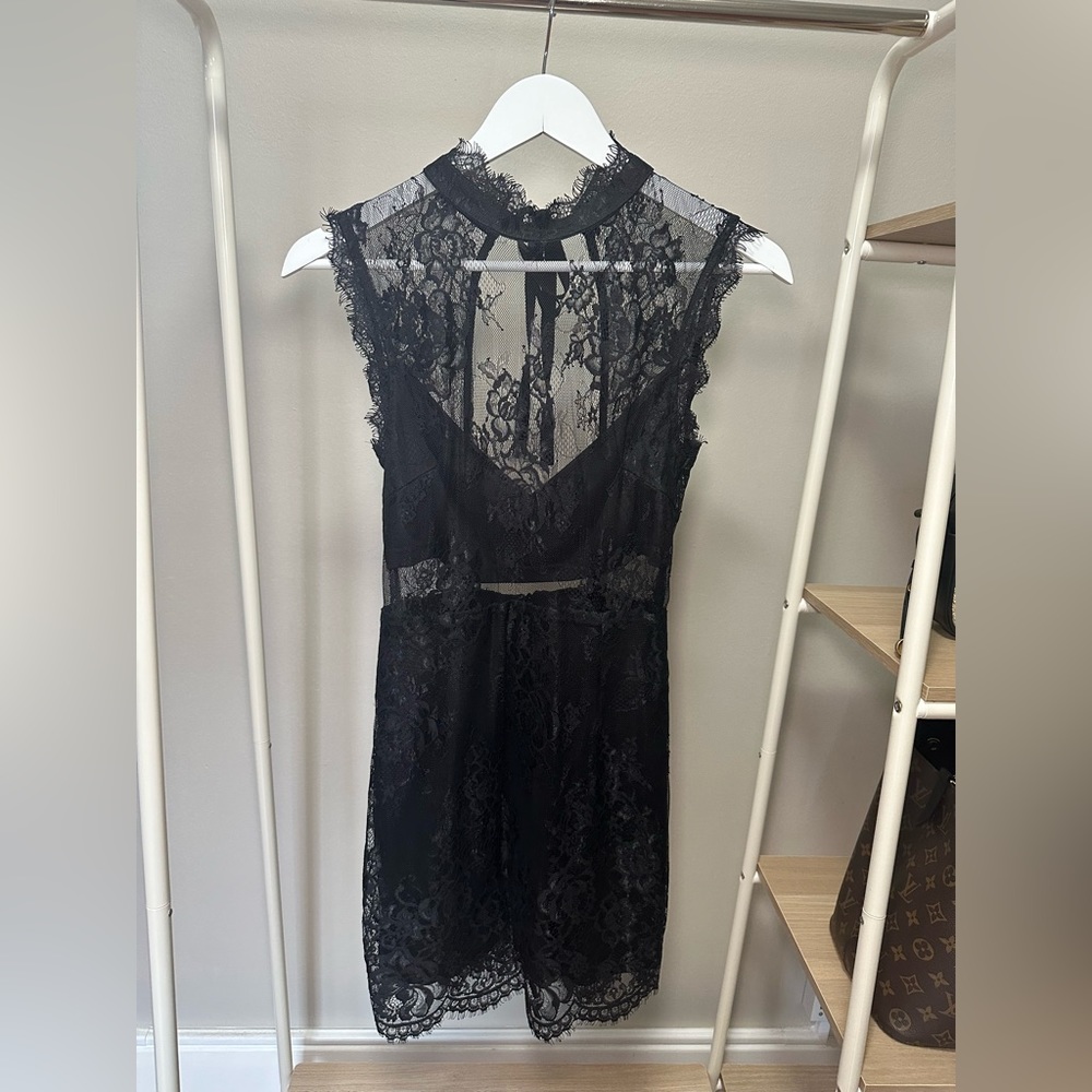 Tobi Lace Dress, Lace Black Dress, Two Piece Set Dress